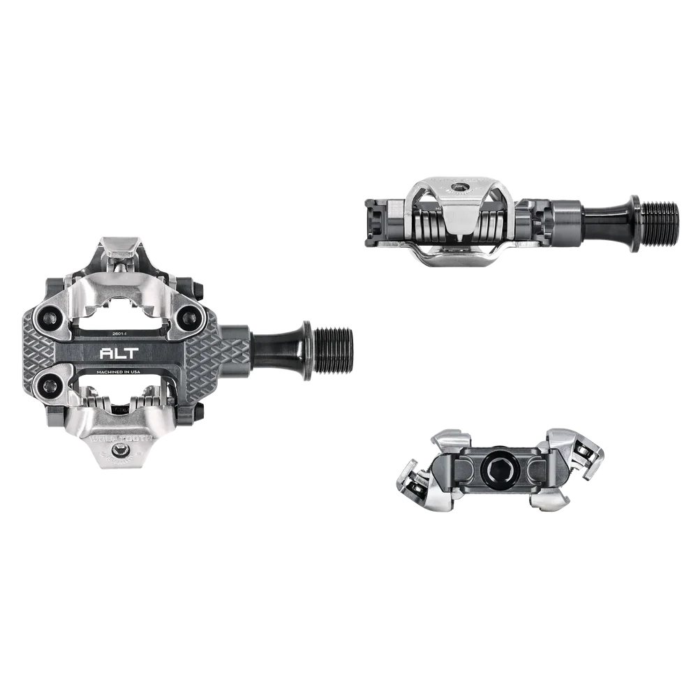 WOLF TOOTH MK0 Alt XC Clipless Pedals - Shadow Grey