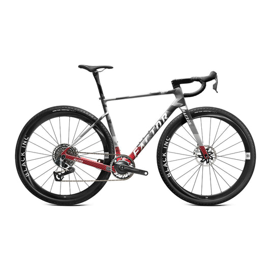 FACTOR ALUTO Disc Complete Bike Gravel Campagnolo Record 13X - Quattro Grey