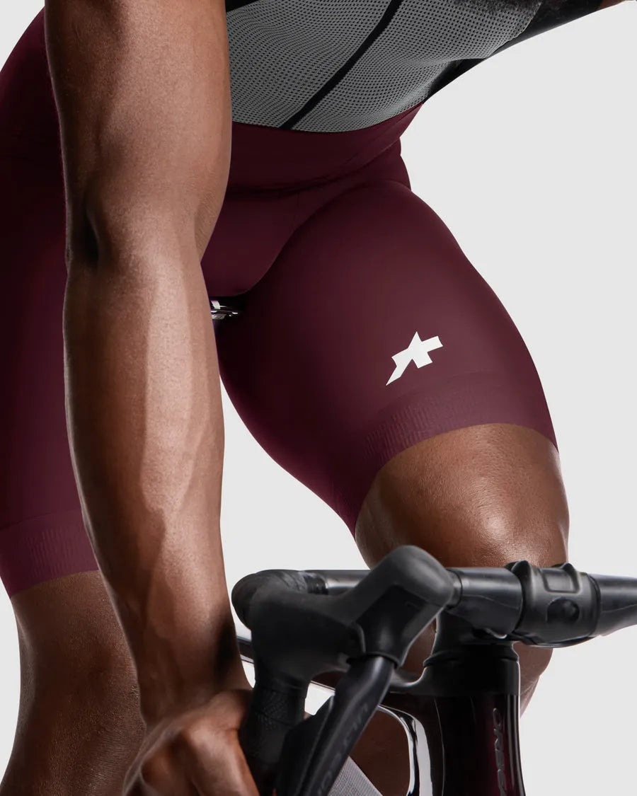ASSOS Mille GT Bib Shorts S11 - Burgundy Red