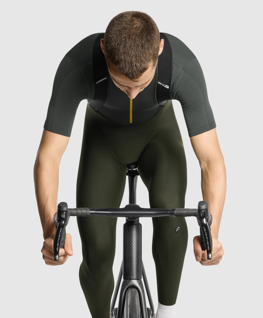 ASSOS Mille GT Spring Fall Bib Tights S11 - Deep Green
