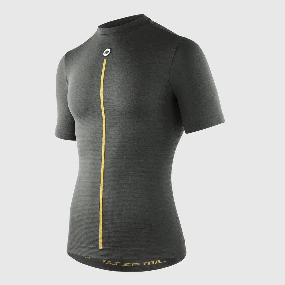ASSOS Spring Fall Short Sleeve Skin Layer P1 - Anthracite Grey