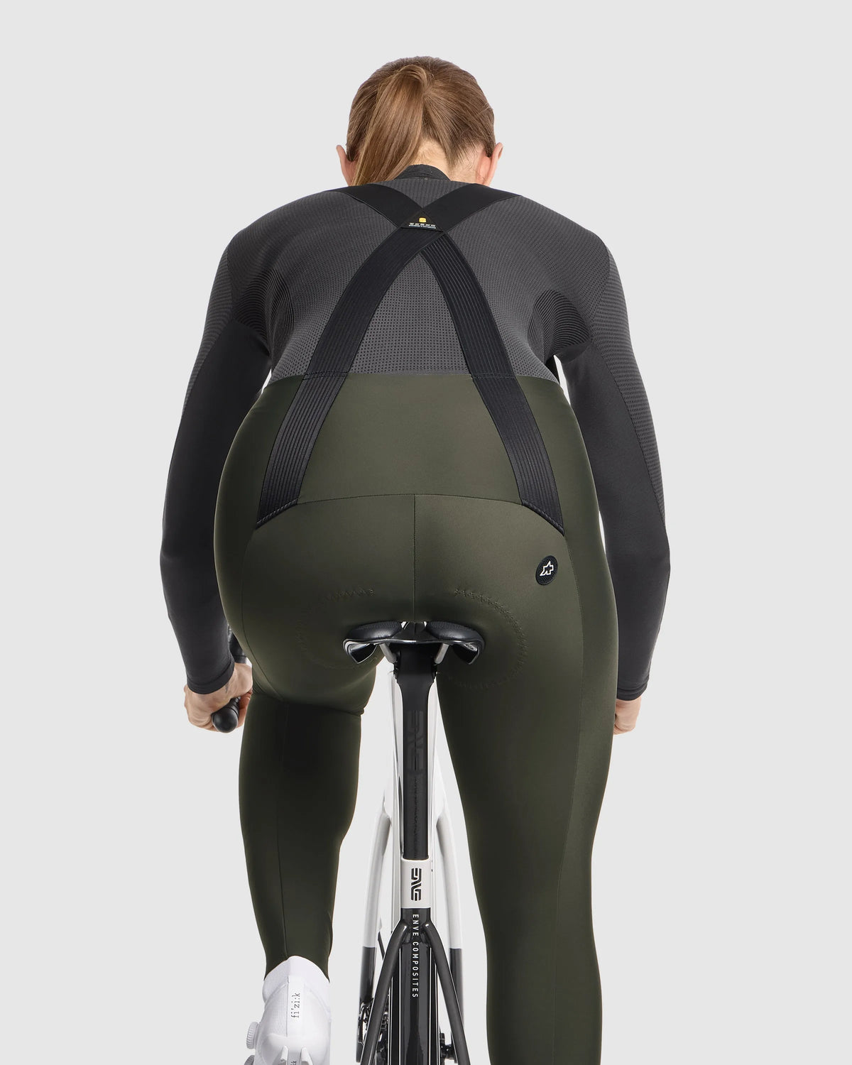 ASSOS Uma GT Spring Fall Women Bib Tights S11 - Deep Green