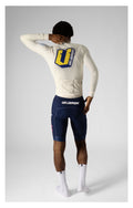 VELODROM RaceDay 3.0 Thermal Xperiment Long Sleeve Jersey - Off White/Pink/Yellow