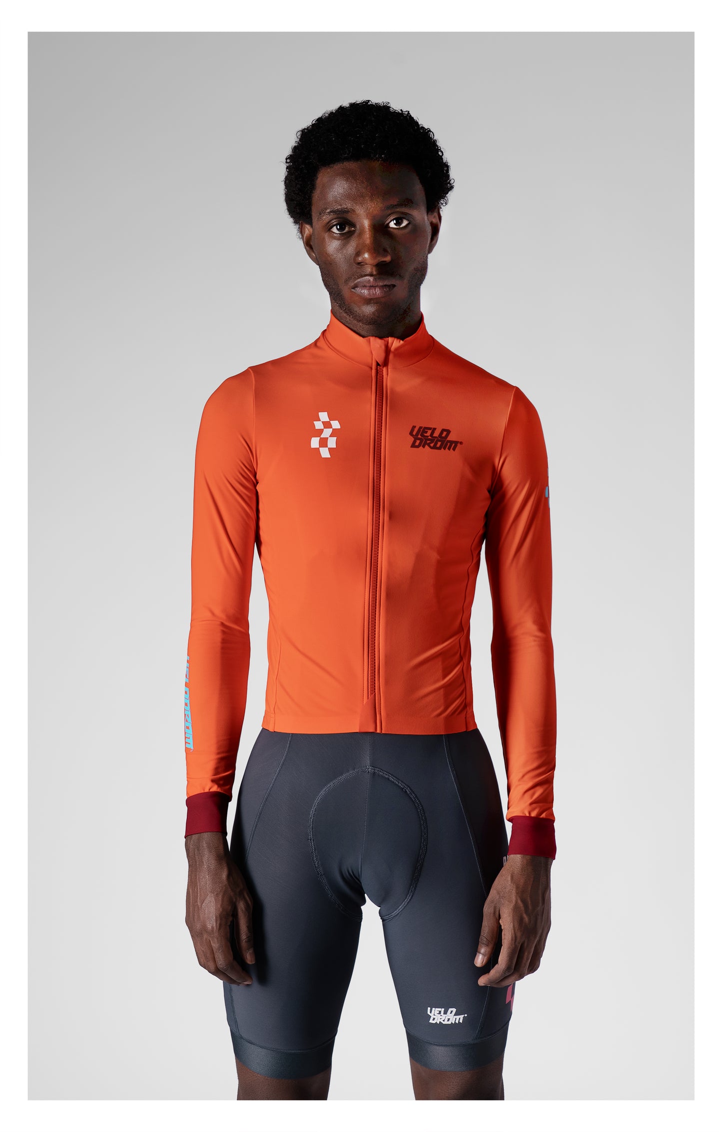 VELODROM RaceDay 3.0 Thermal Xperiment Langærmet trøje - Vivid Orange