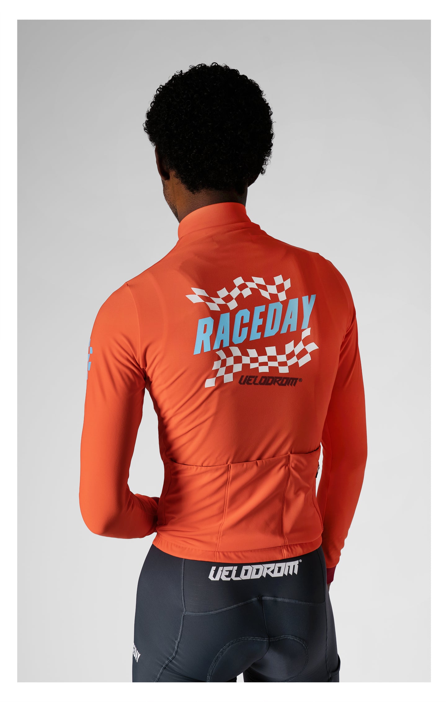 VELODROM RaceDay 3.0 Thermal Xperiment Langærmet trøje - Vivid Orange