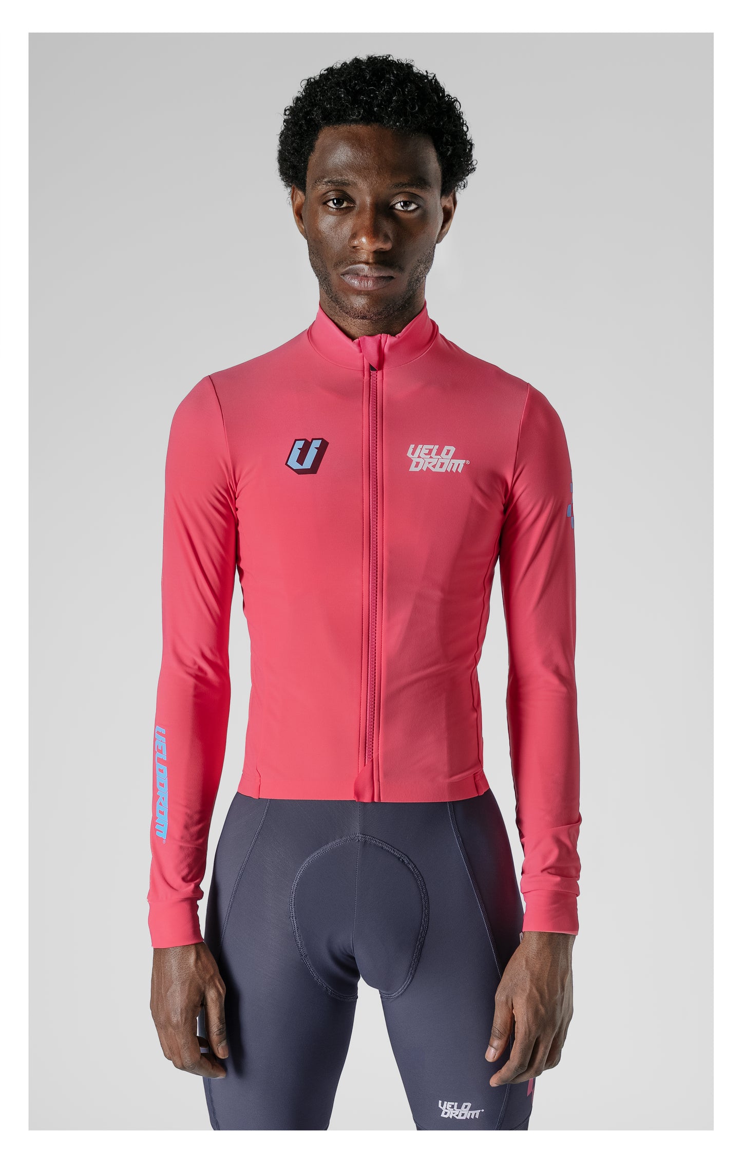 VELODROM RaceDay 3.0 Thermal Xperiment Maglia da ciclismo a manica lunga - Fluor Pink