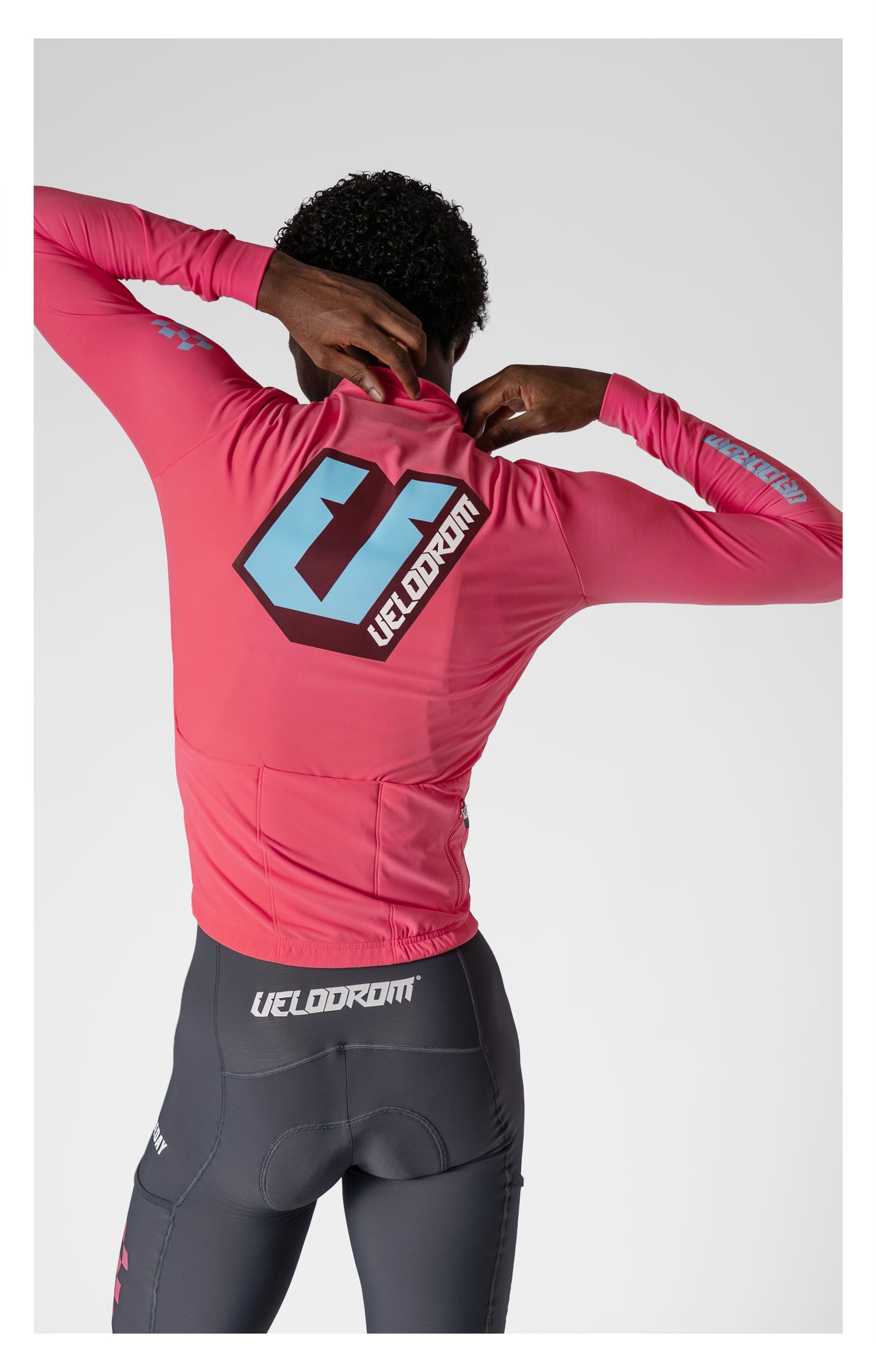 VELODROM RaceDay 3.0 Thermal Xperiment Maglia da ciclismo a manica lunga - Fluor Pink