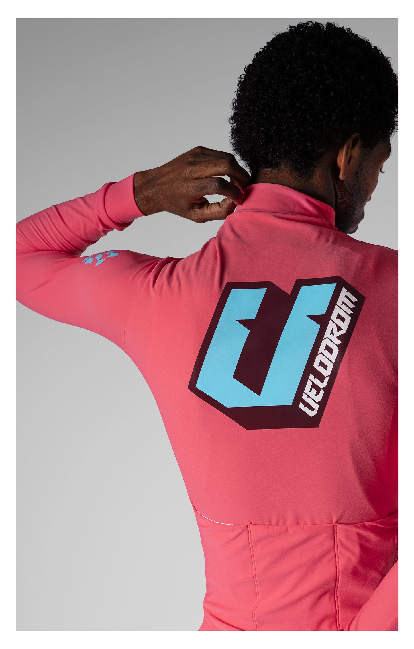 VELODROM RaceDay 3.0 Thermal Xperiment Maglia da ciclismo a manica lunga - Fluor Pink