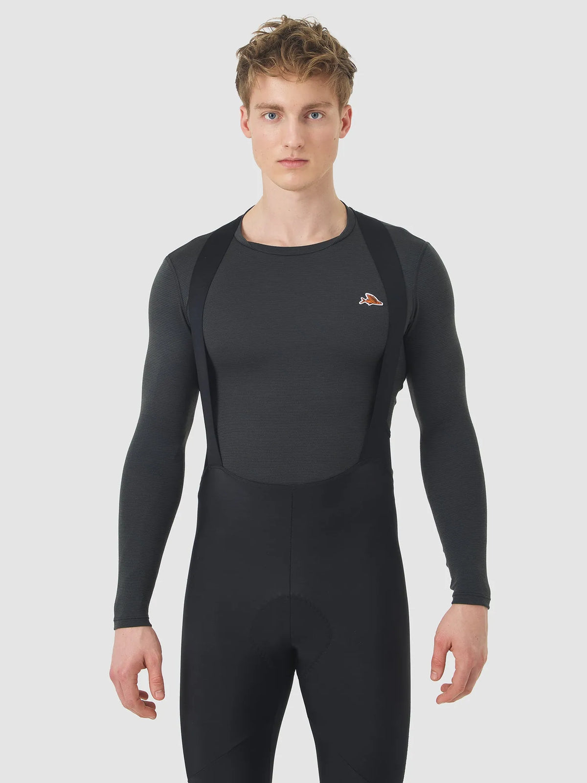 CAFÉ DU CYCLISTE Judith Long Sleeve Base Layer - Anthracite