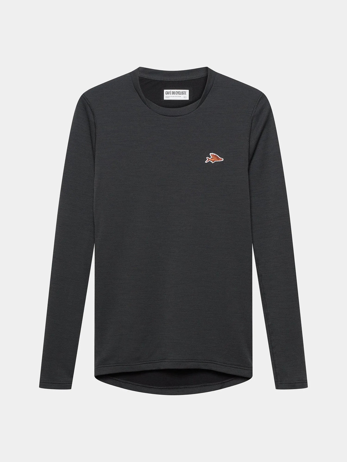 CAFÉ DU CYCLISTE Judith Long Sleeve Base Layer - Anthracite