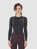 CAFÉ DU CYCLISTE Judith Long Sleeve Women Base Layer - Anthracite