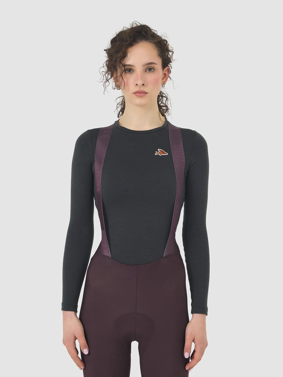 CAFÉ DU CYCLISTE Judith Long Sleeve Women Base Layer - Anthracite