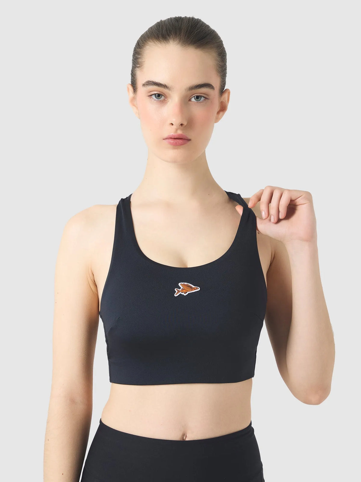 CAFÉ DU CYCLISTE Cesarine Sports Bra - Black