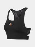 CAFÉ DU CYCLISTE Cesarine Sports Bra - Black