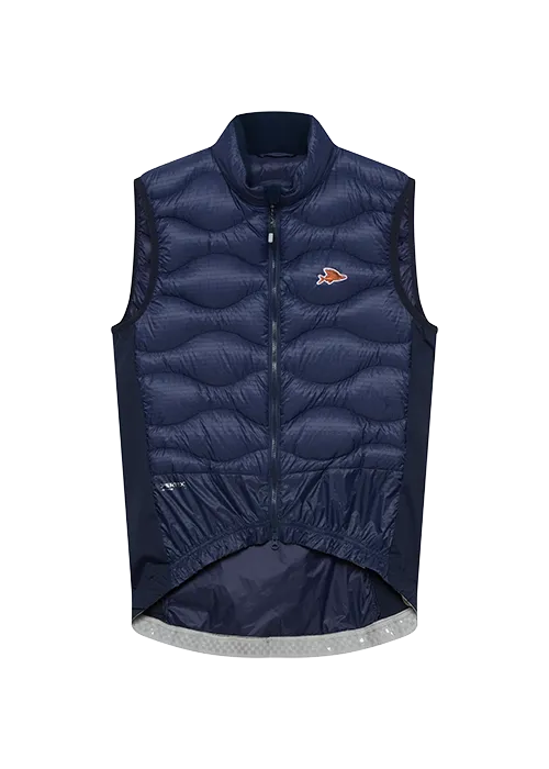 CAFÉ DU CYCLISTE Alexia Thermal Gilet - Navy