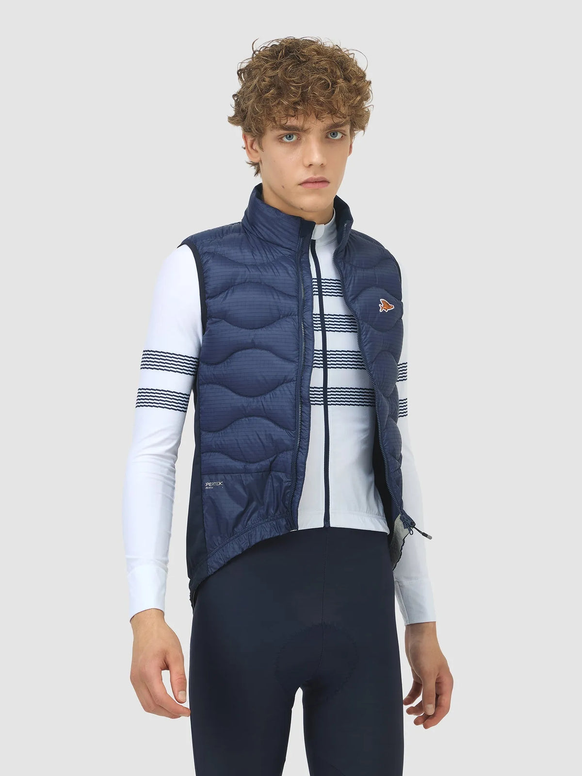 CAFÉ DU CYCLISTE Alexia Thermal Gilet - Navy