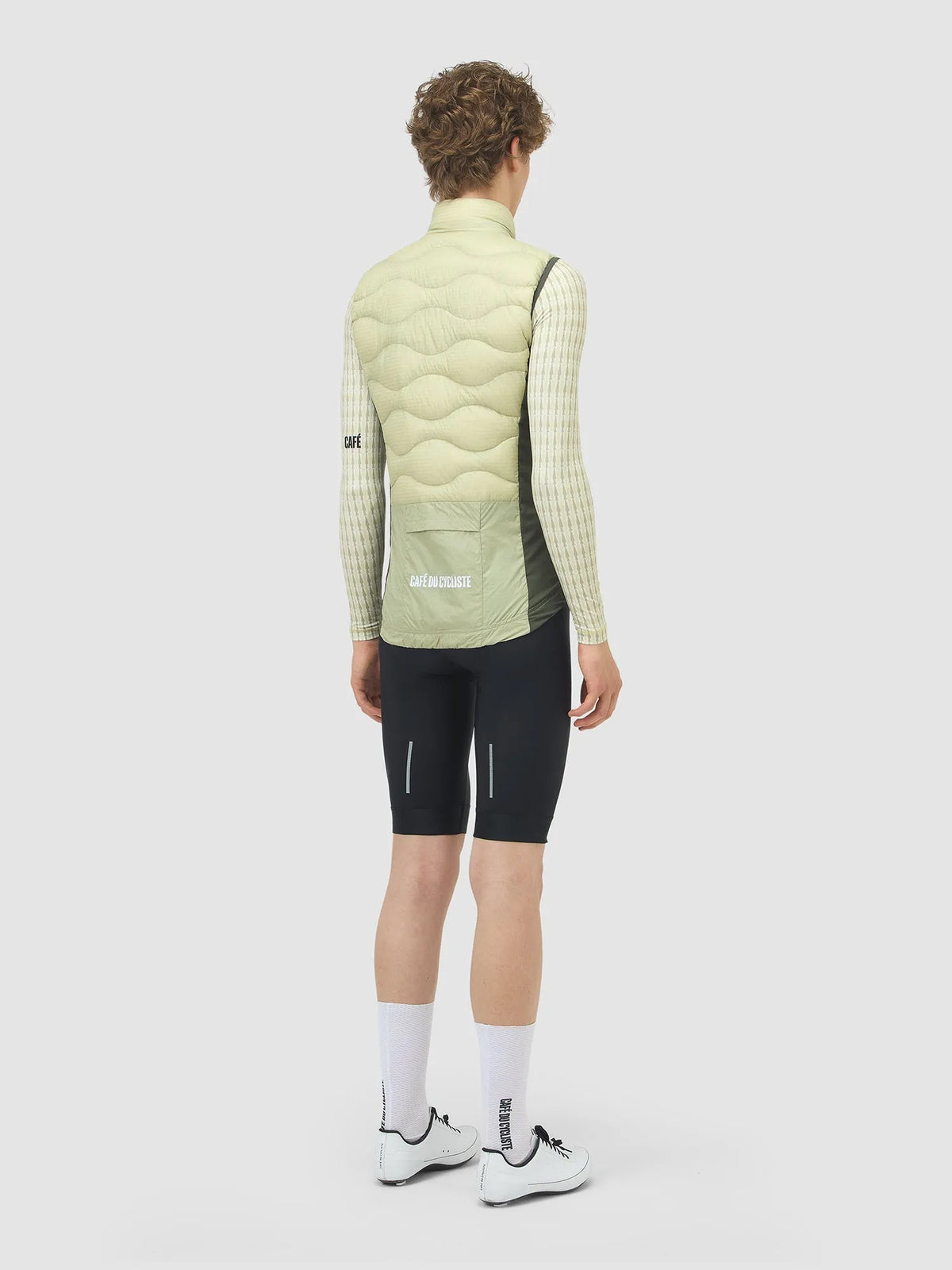 CAFÉ DU CYCLISTE Alexia Thermal Gilet - Puddle