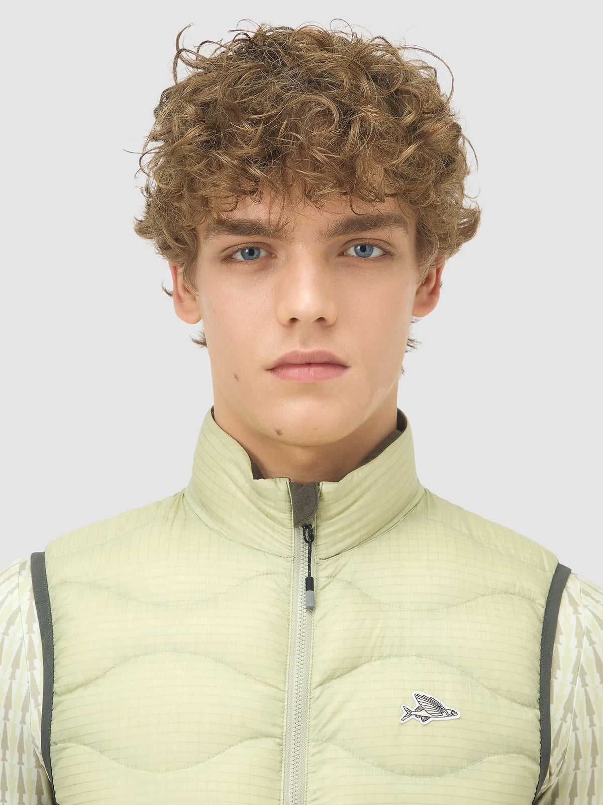 CAFÉ DU CYCLISTE Alexia Thermal Gilet - Puddle