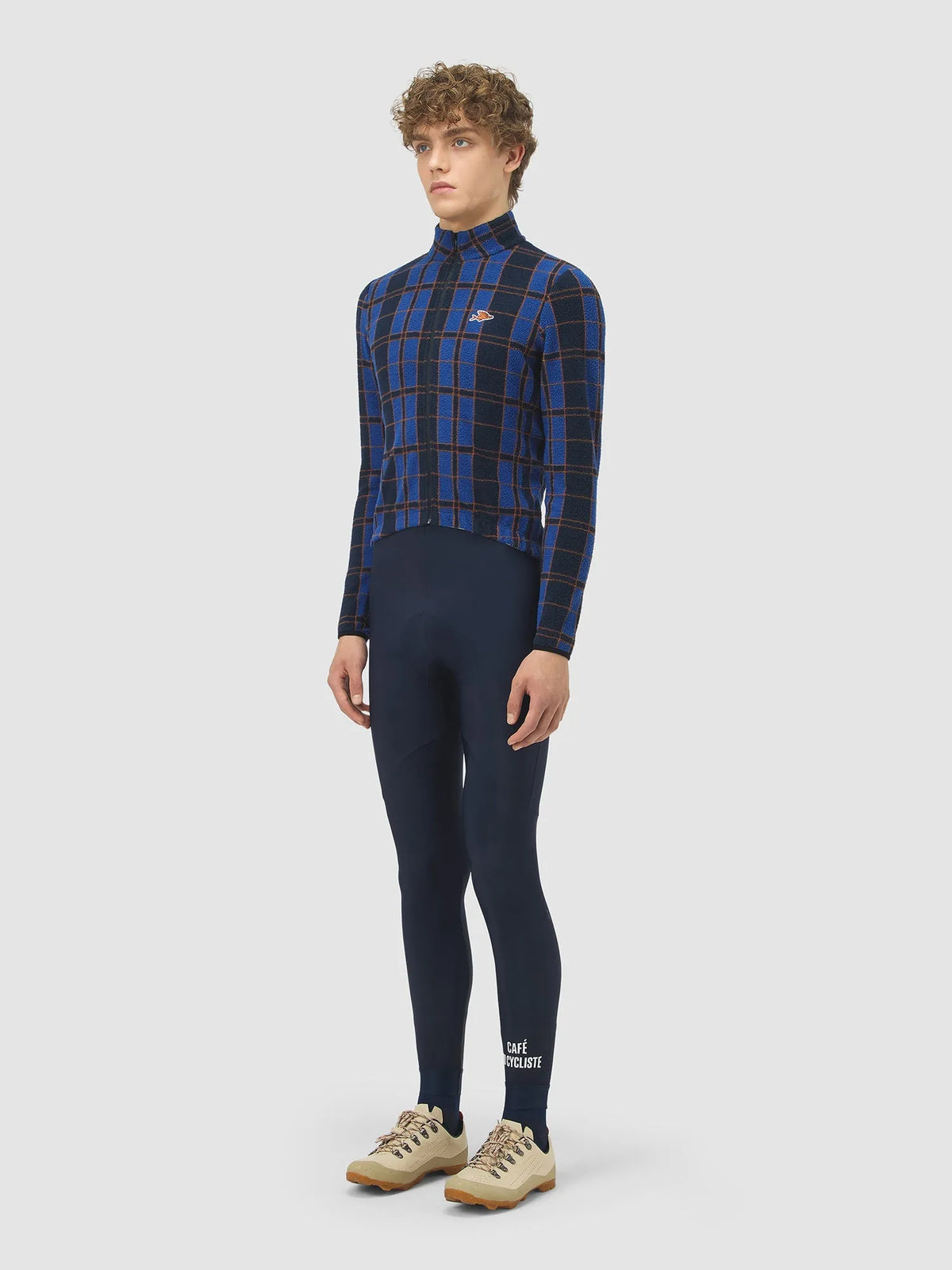 CAFÉ DU CYCLISTE Solange Long Sleeve Jersey - Navy Blue