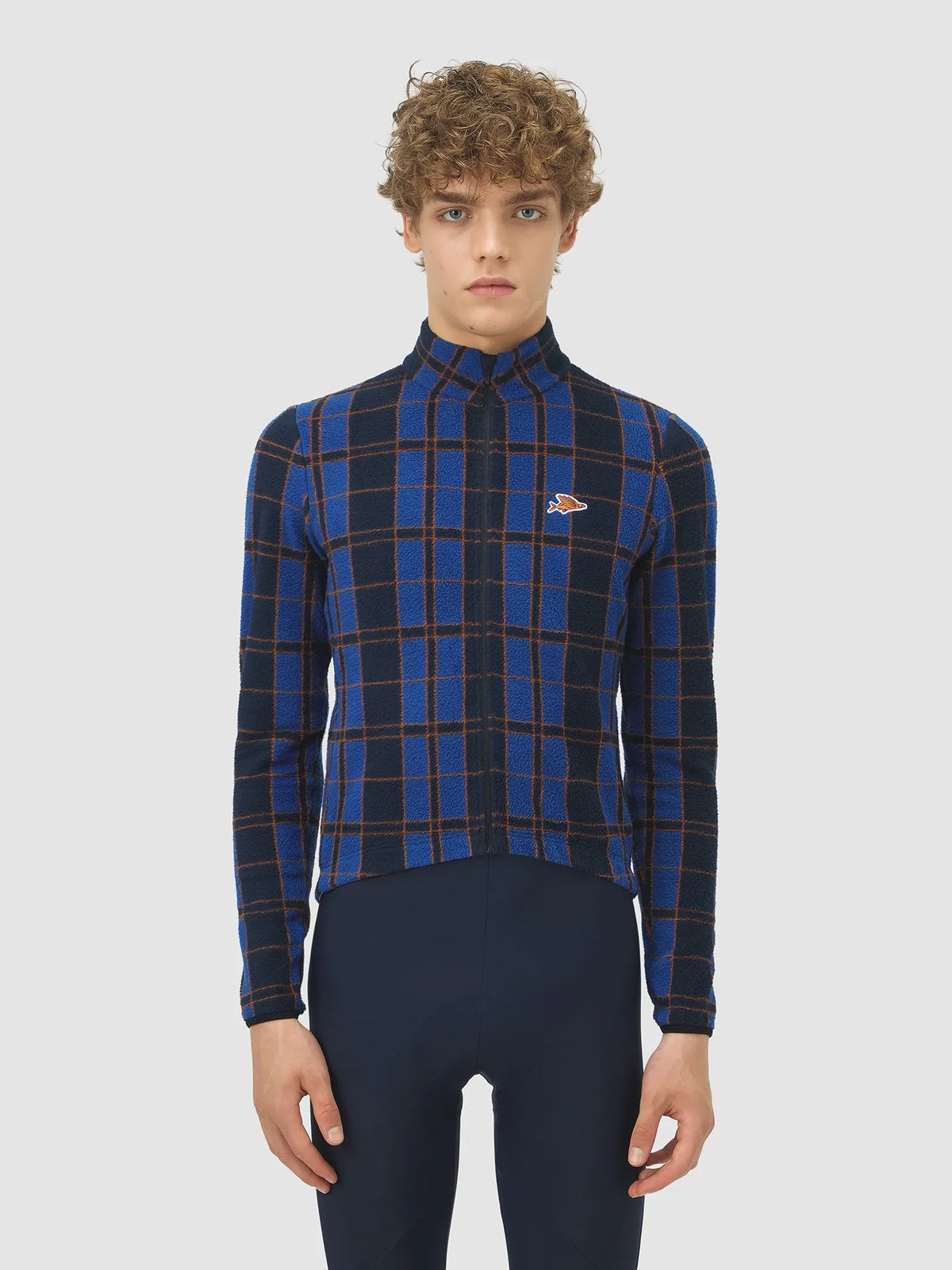 CAFÉ DU CYCLISTE Solange Long Sleeve Jersey - Navy Blue