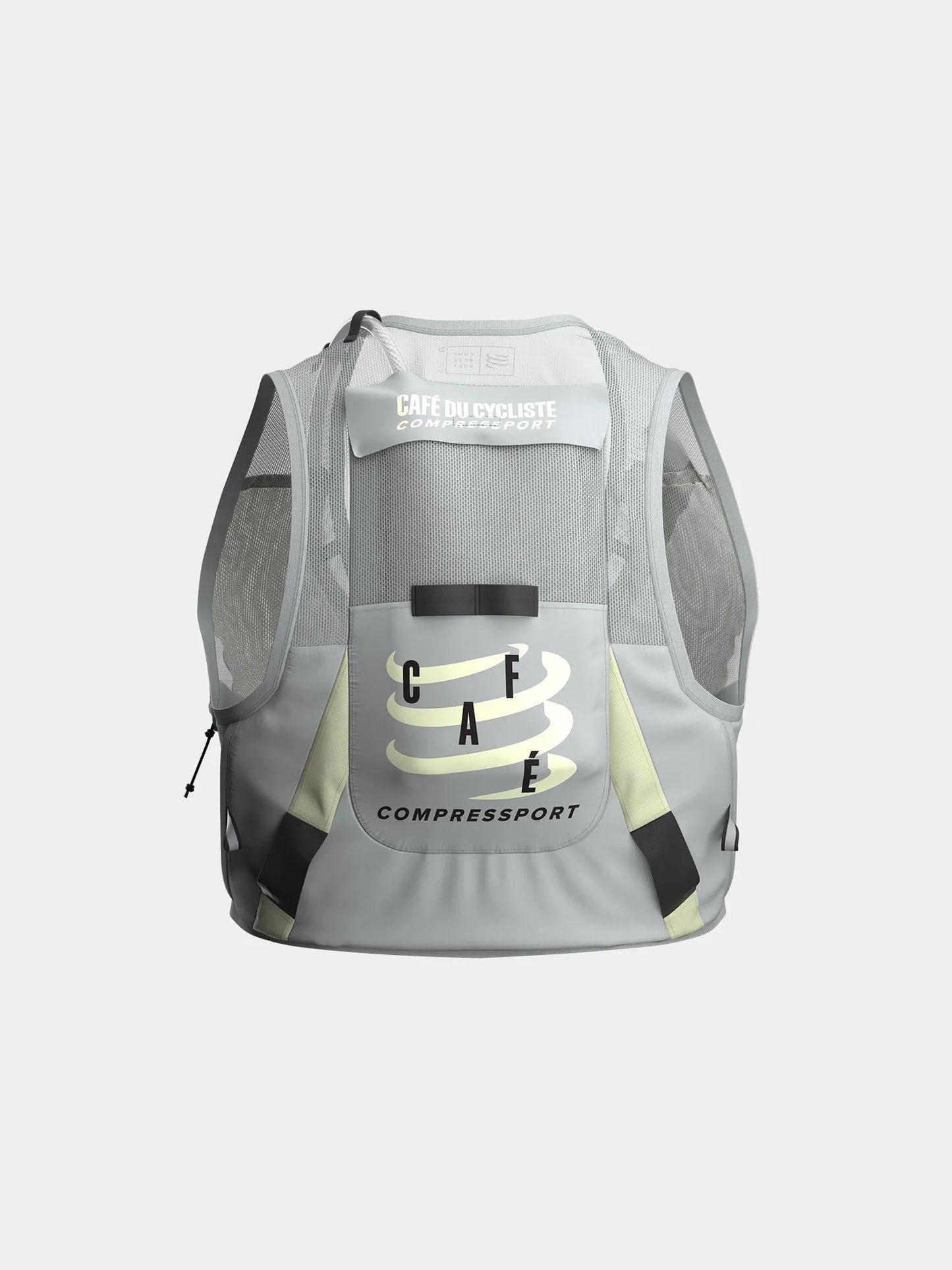CAFÉ DU CYCLISTE UltRide Evo 8 Hydratation Vest - Gray/Green