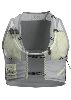 CAFÉ DU CYCLISTE UltRide Evo 8 Hydratation Vest - Gray/Green