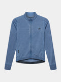 CAFÉ DU CYCLISTE Charlie Long Sleeve Jersey - Custom Dye Navy