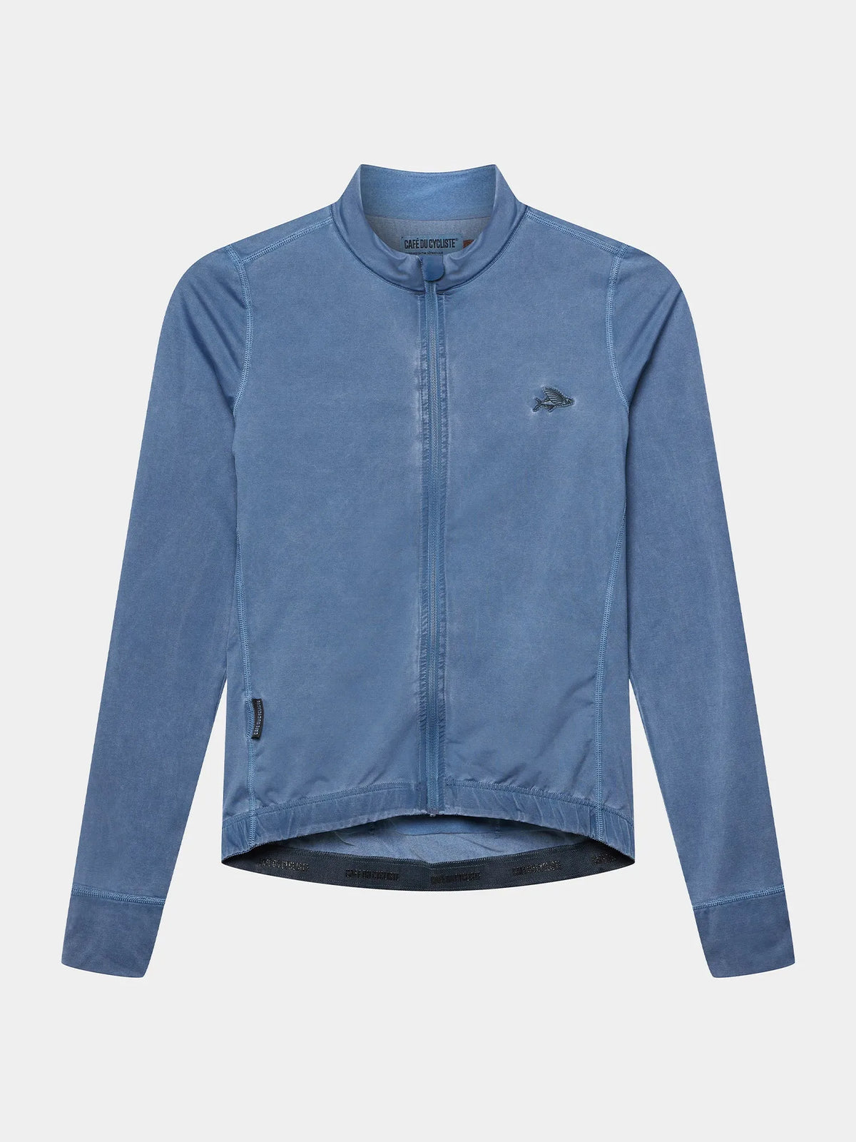 CAFÉ DU CYCLISTE Charlie Long Sleeve Jersey - Custom Dye Navy