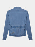 CAFÉ DU CYCLISTE Charlie Long Sleeve Jersey - Custom Dye Navy