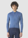 CAFÉ DU CYCLISTE Charlie Long Sleeve Jersey - Custom Dye Navy
