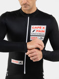 CAFÉ DU CYCLISTE Constance Pain Long Sleeve Jersey - Black