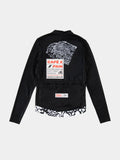 CAFÉ DU CYCLISTE Constance Pain Long Sleeve Jersey - Black