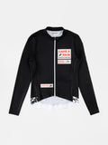 CAFÉ DU CYCLISTE Constance Pain Long Sleeve Jersey - Black