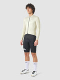 CAFÉ DU CYCLISTE Constance Merveilles Long Sleeve Jersey - Hay Green Puddle