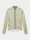 CAFÉ DU CYCLISTE Constance Merveilles Women Long Sleeve Jersey - Hay Green Puddle