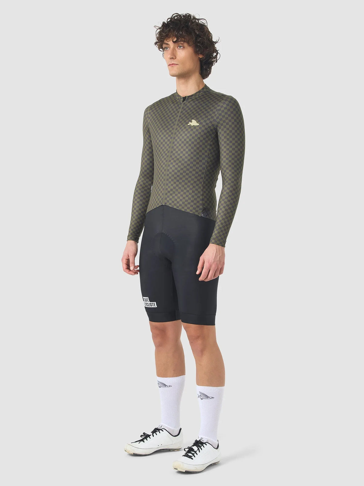 CAFÉ DU CYCLISTE Constance Long Sleeve Jersey - Raven