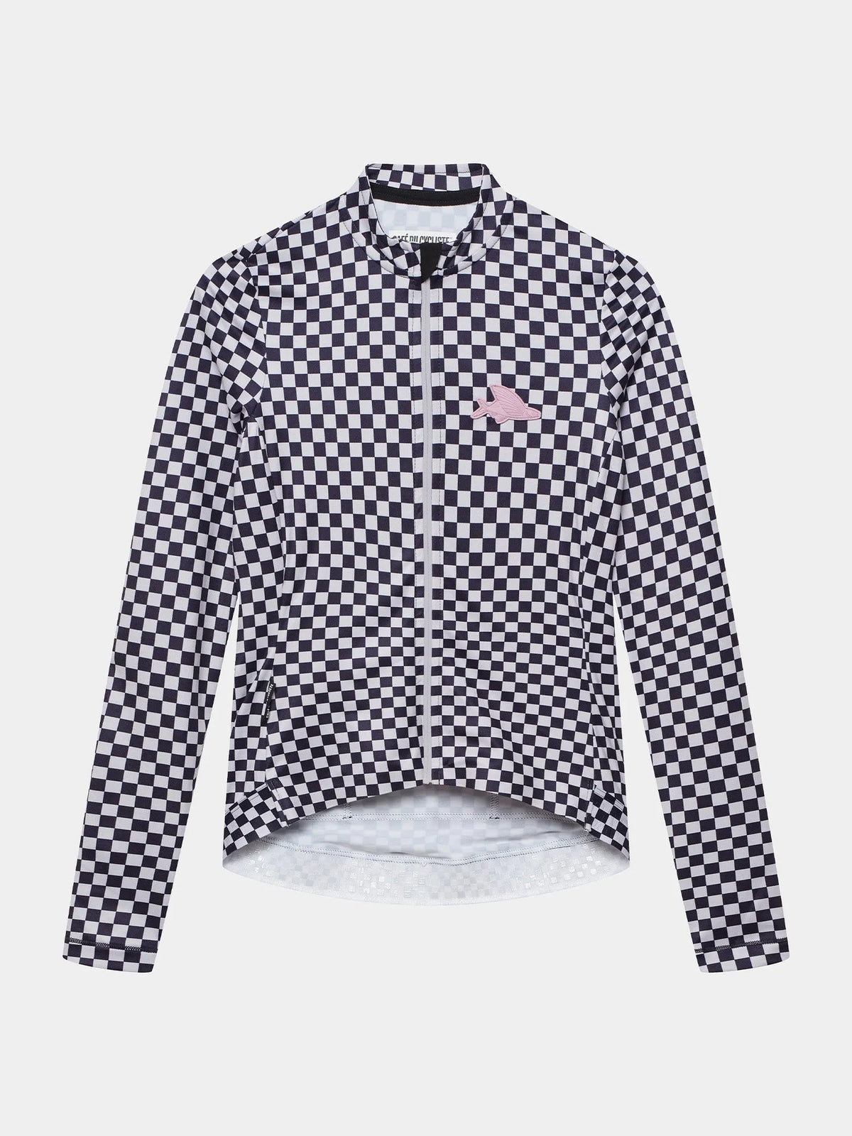 CAFÉ DU CYCLISTE Constance Women Long Sleeve Jersey - Grey Purple