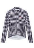 CAFÉ DU CYCLISTE Constance Women Long Sleeve Jersey - Grey Purple
