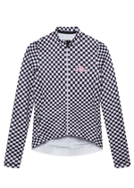CAFÉ DU CYCLISTE Constance Women Long Sleeve Jersey - Grey Purple