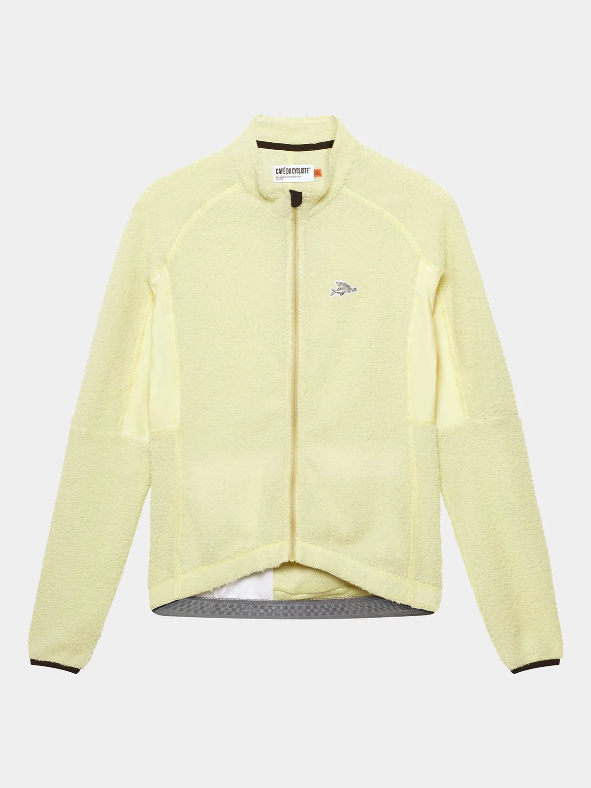 CAFÉ DU CYCLISTE Ivana Long Sleeve Jersey - Hay Green