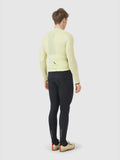 CAFÉ DU CYCLISTE Ivana Long Sleeve Jersey - Hay Green