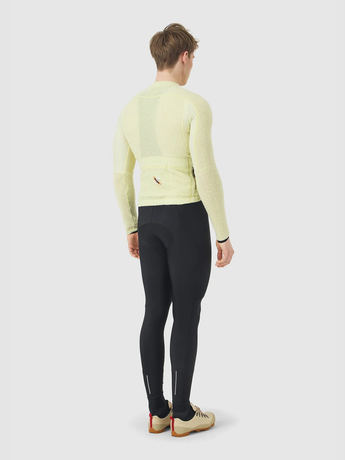 CAFÉ DU CYCLISTE Ivana Long Sleeve Jersey - Hay Green