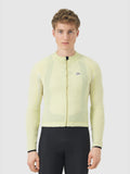 CAFÉ DU CYCLISTE Ivana Long Sleeve Jersey - Hay Green