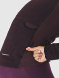 CAFE DU CYCLISTE Marguerite V2 Long Sleeve Women Jersey - Quetsche