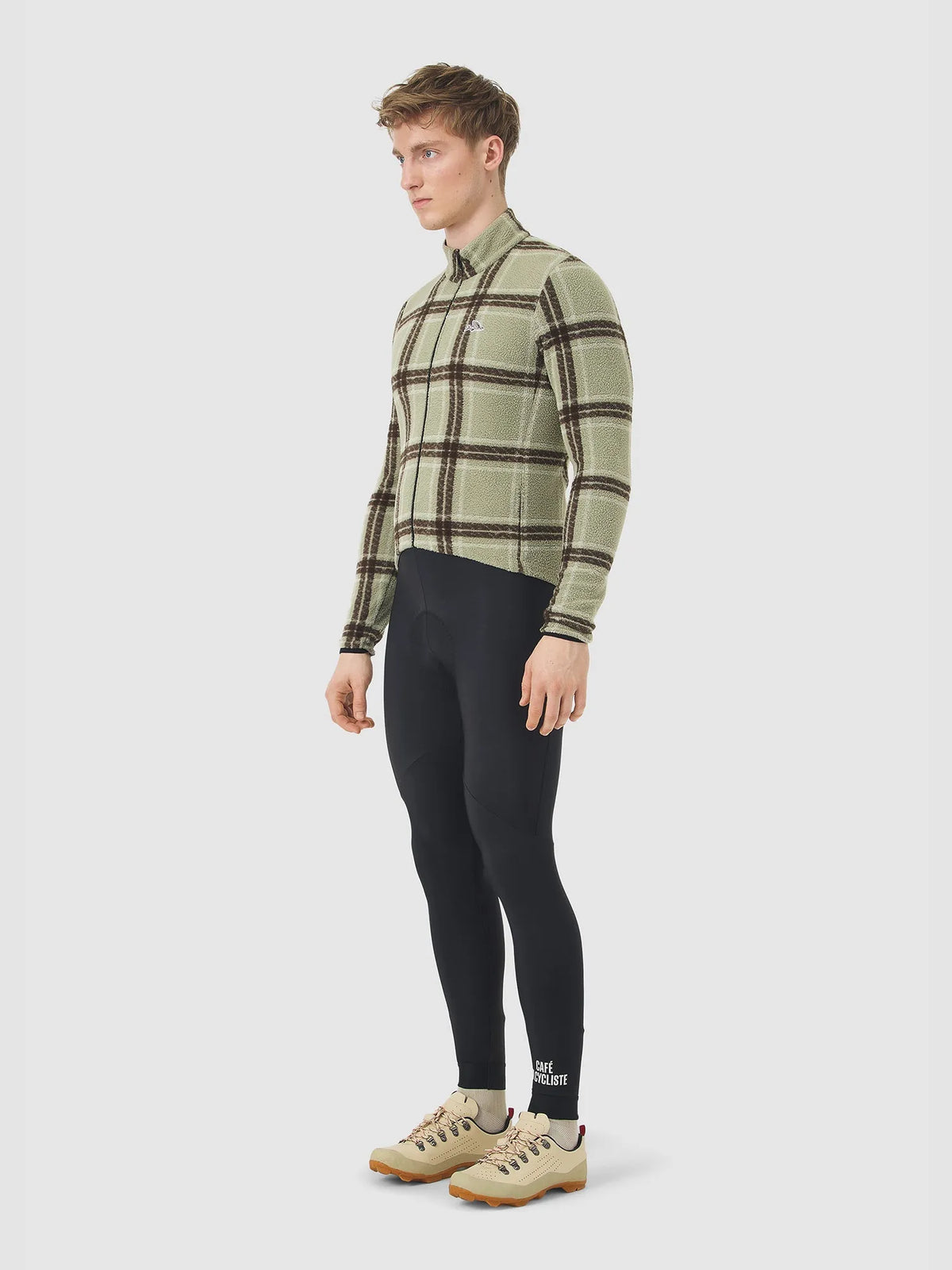 CAFÉ DU CYCLISTE Solange Long Sleeve Jersey - Puddle Chalk