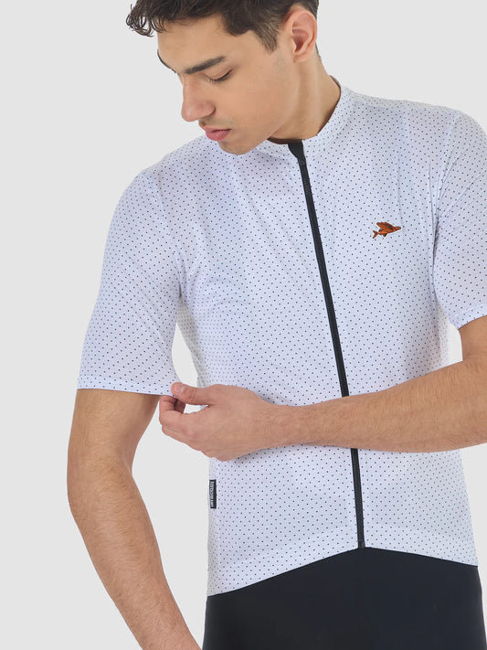 CAFE DU CYCLISTE Fleurette V2 Jersey - White