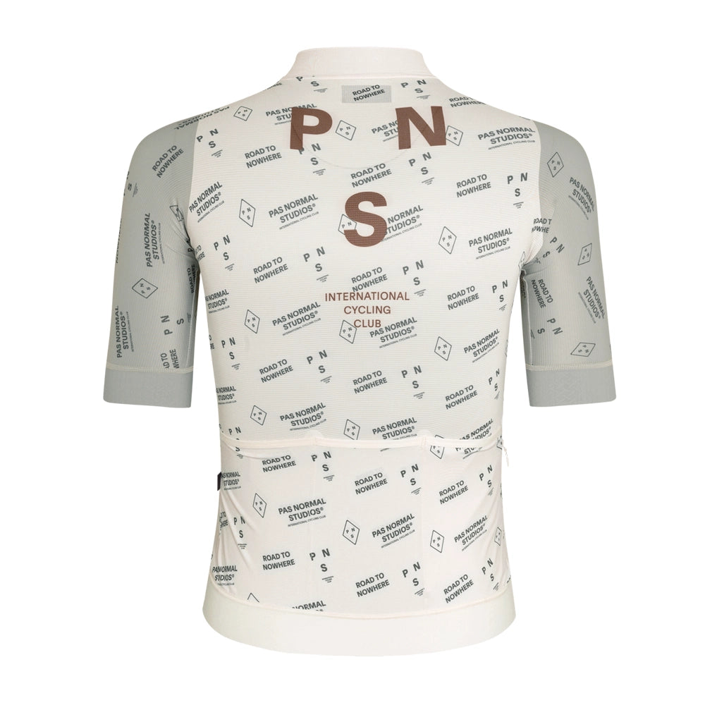 PAS NORMAL STUDIOS Mechanism Late Drop Jersey SS23 - Off White Contrast