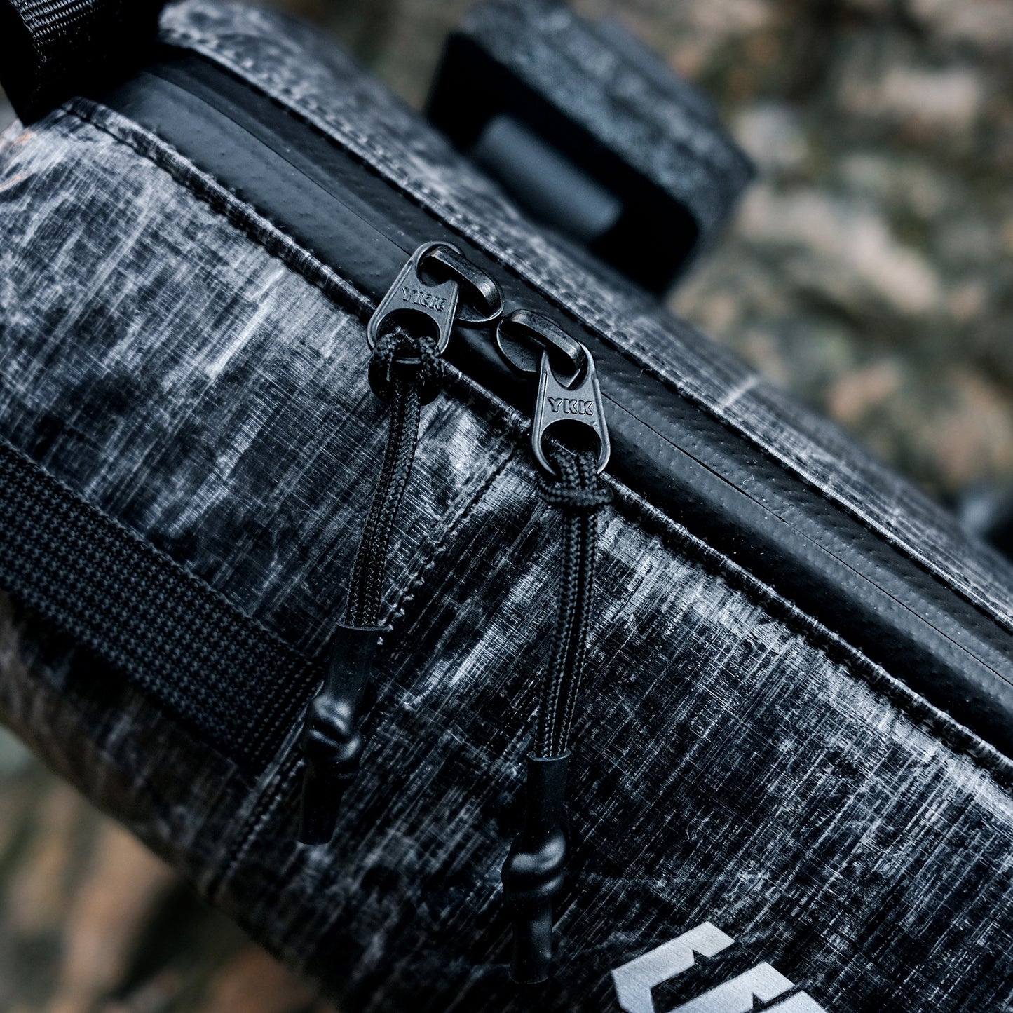 VELODROM Mini Bolsa Manillar Ripstop - Metallic Black