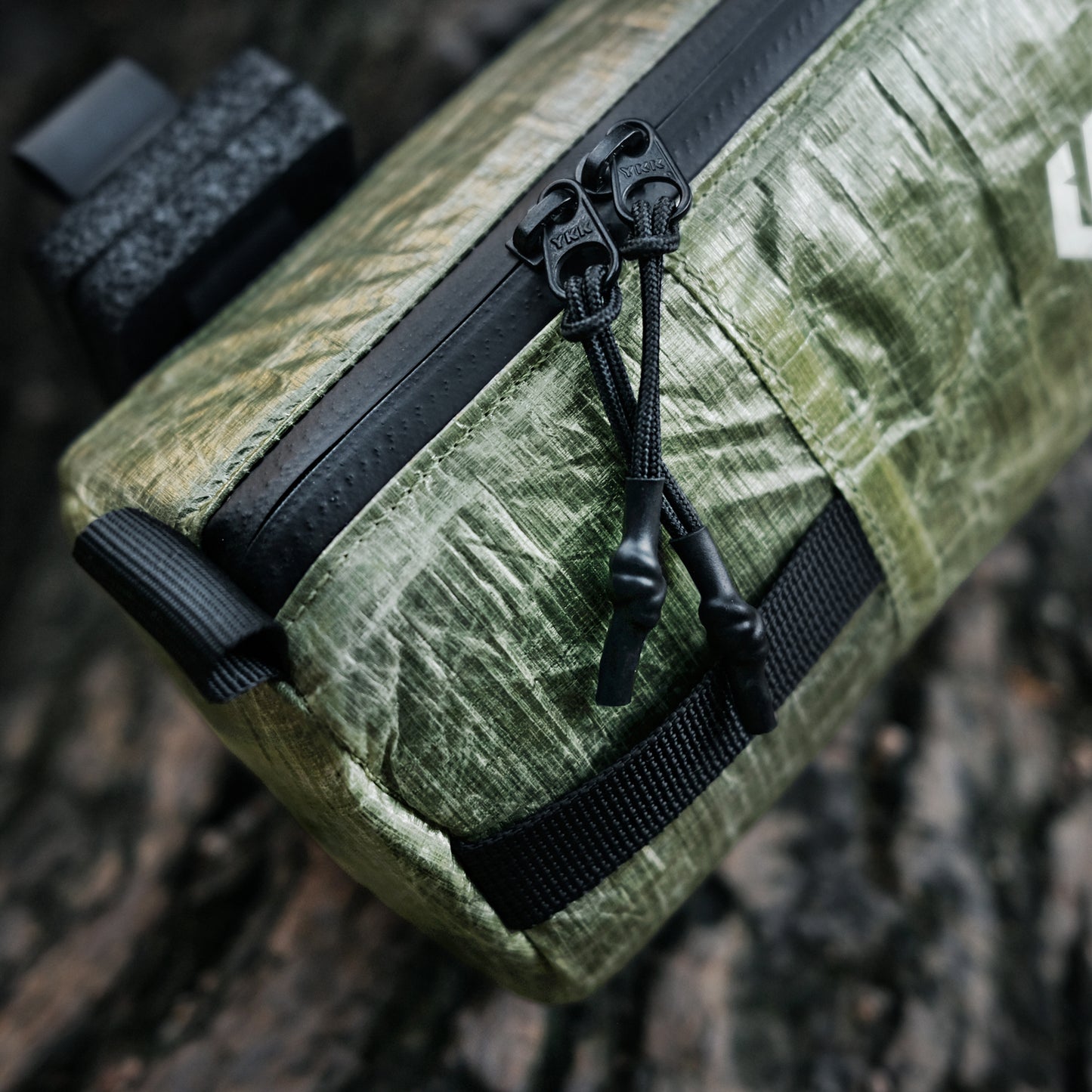 Velodrom Mini Bolsa Manillar Ripstop - Metallic Green