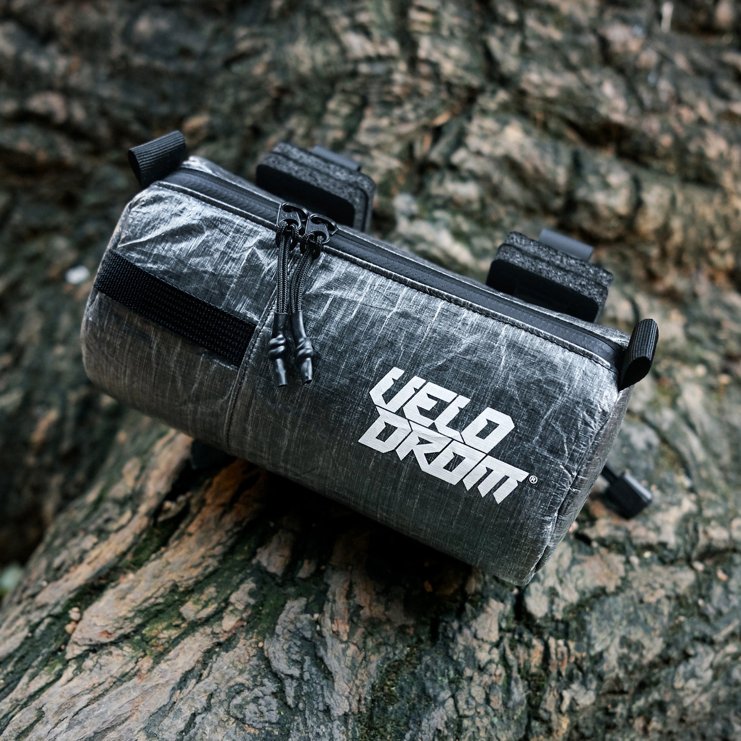 Velodrom Mini Bolsa Manillar Ripstop - Metallic Grey